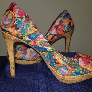 Fioni Floral Pumps